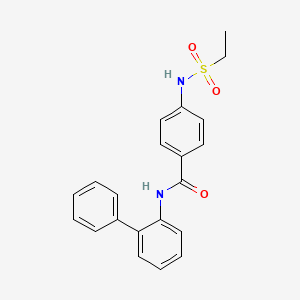 N-2-biphenylyl-4-[(ethylsulfonyl)amino]benzamide