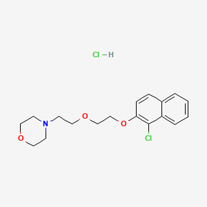 4-(2-{2-[(1-chloro-2-naphthyl)oxy]ethoxy}ethyl)morpholine hydrochloride