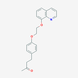 4-{4-[2-(8-quinolinyloxy)ethoxy]phenyl}-2-butanone