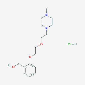 (2-{2-[2-(4-methyl-1-piperazinyl)ethoxy]ethoxy}phenyl)methanol hydrochloride