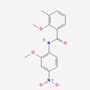 2-methoxy-N-(2-methoxy-4-nitrophenyl)-3-methylbenzamide