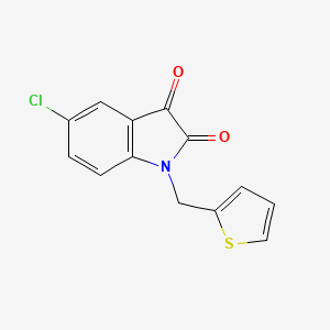 5-chloro-1-(2-thienylmethyl)-1H-indole-2,3-dione