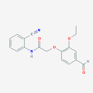 N-(2-cyanophenyl)-2-(2-ethoxy-4-formylphenoxy)acetamide