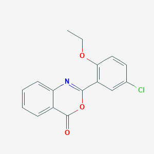 molecular formula C16H12ClNO3 B4411135 2-(5-chloro-2-ethoxyphenyl)-4H-3,1-benzoxazin-4-one 