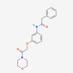 N-{3-[2-(4-morpholinyl)-2-oxoethoxy]phenyl}-2-phenylacetamide