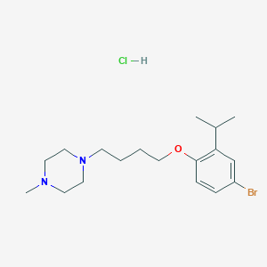 1-[4-(4-bromo-2-isopropylphenoxy)butyl]-4-methylpiperazine hydrochloride