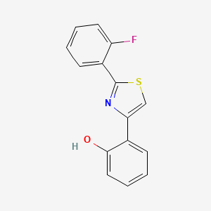 2-[2-(2-fluorophenyl)-1,3-thiazol-4-yl]phenol