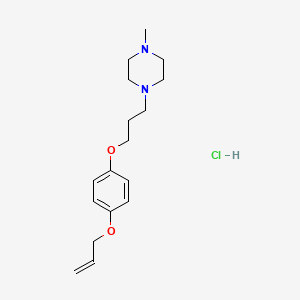 molecular formula C17H27ClN2O2 B4411253 1-{3-[4-(allyloxy)phenoxy]propyl}-4-methylpiperazine hydrochloride 