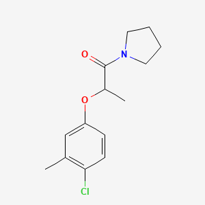 1-[2-(4-chloro-3-methylphenoxy)propanoyl]pyrrolidine