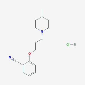 2-[3-(4-methyl-1-piperidinyl)propoxy]benzonitrile hydrochloride