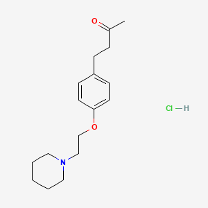 4-{4-[2-(1-piperidinyl)ethoxy]phenyl}-2-butanone hydrochloride