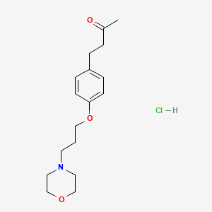 4-{4-[3-(4-morpholinyl)propoxy]phenyl}-2-butanone hydrochloride