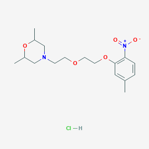 2,6-dimethyl-4-{2-[2-(5-methyl-2-nitrophenoxy)ethoxy]ethyl}morpholine hydrochloride