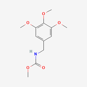 molecular formula C12H17NO5 B4411576 methyl (3,4,5-trimethoxybenzyl)carbamate 