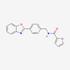 N-[4-(1,3-benzoxazol-2-yl)benzyl]-2-furamide