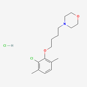 molecular formula C16H25Cl2NO2 B4411644 4-[4-(2-chloro-3,6-dimethylphenoxy)butyl]morpholine hydrochloride 