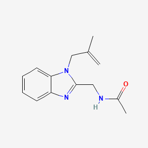 N-{[1-(2-methyl-2-propen-1-yl)-1H-benzimidazol-2-yl]methyl}acetamide