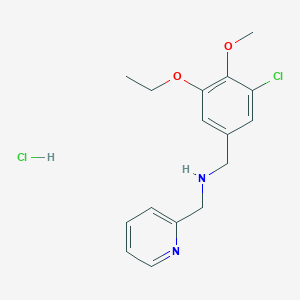 (3-chloro-5-ethoxy-4-methoxybenzyl)(2-pyridinylmethyl)amine hydrochloride