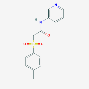 2-[(4-methylphenyl)sulfonyl]-N-3-pyridinylacetamide