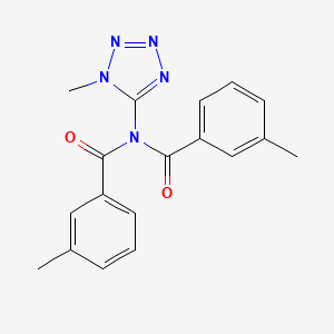 3-methyl-N-(3-methylbenzoyl)-N-(1-methyl-1H-tetrazol-5-yl)benzamide