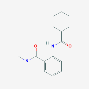 2-[(cyclohexylcarbonyl)amino]-N,N-dimethylbenzamide