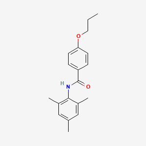 molecular formula C19H23NO2 B4412168 N-mesityl-4-propoxybenzamide 