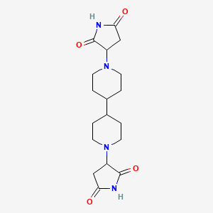 3,3'-(4,4'-bipiperidine-1,1'-diyl)di(2,5-pyrrolidinedione)