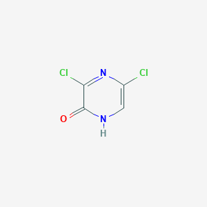 molecular formula C4H2Cl2N2O B044122 3,5-二氯吡嗪-2(1H)-酮 CAS No. 130879-62-8