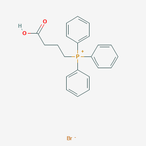 molecular formula C22H22BrO2P B044123 (3-羧基丙基)三苯基溴化鏻 CAS No. 17857-14-6