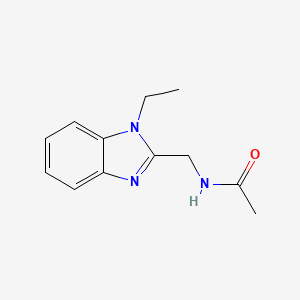 N-[(1-ethyl-1H-benzimidazol-2-yl)methyl]acetamide