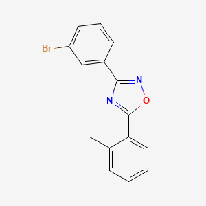 3-(3-bromophenyl)-5-(2-methylphenyl)-1,2,4-oxadiazole