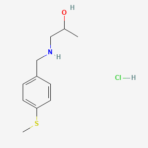 1-{[4-(methylthio)benzyl]amino}-2-propanol hydrochloride