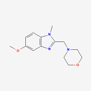 5-methoxy-1-methyl-2-(4-morpholinylmethyl)-1H-benzimidazole