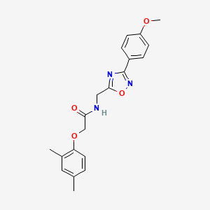 2-(2,4-dimethylphenoxy)-N-{[3-(4-methoxyphenyl)-1,2,4-oxadiazol-5-yl]methyl}acetamide