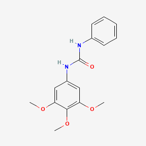 molecular formula C16H18N2O4 B4412471 N-phenyl-N'-(3,4,5-trimethoxyphenyl)urea 