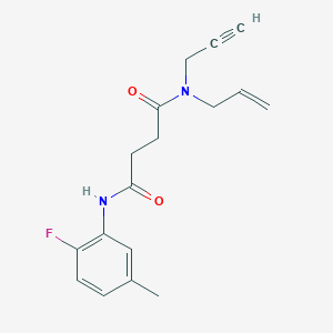 N-allyl-N'-(2-fluoro-5-methylphenyl)-N-prop-2-yn-1-ylsuccinamide