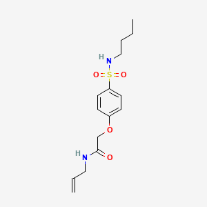 N-allyl-2-{4-[(butylamino)sulfonyl]phenoxy}acetamide