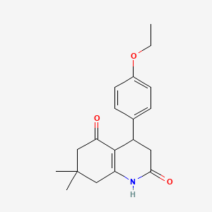 4-(4-ethoxyphenyl)-7,7-dimethyl-4,6,7,8-tetrahydro-2,5(1H,3H)-quinolinedione