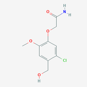 2-[5-chloro-4-(hydroxymethyl)-2-methoxyphenoxy]acetamide