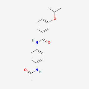 N-[4-(acetylamino)phenyl]-3-isopropoxybenzamide