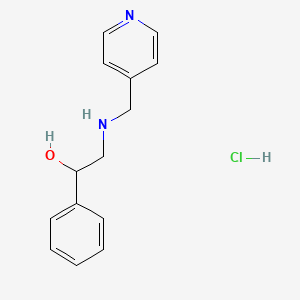 1-phenyl-2-[(4-pyridinylmethyl)amino]ethanol hydrochloride