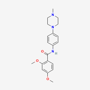 2,4-dimethoxy-N-[4-(4-methyl-1-piperazinyl)phenyl]benzamide