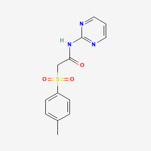 2-[(4-methylphenyl)sulfonyl]-N-2-pyrimidinylacetamide