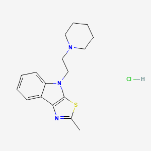 2-methyl-4-[2-(1-piperidinyl)ethyl]-4H-[1,3]thiazolo[5,4-b]indole hydrochloride