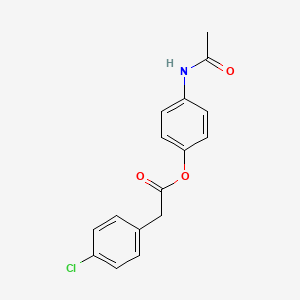 4-(acetylamino)phenyl (4-chlorophenyl)acetate