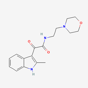 2-(2-methyl-1H-indol-3-yl)-N-[2-(4-morpholinyl)ethyl]-2-oxoacetamide