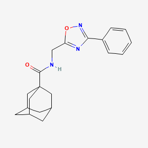 N-[(3-phenyl-1,2,4-oxadiazol-5-yl)methyl]-1-adamantanecarboxamide