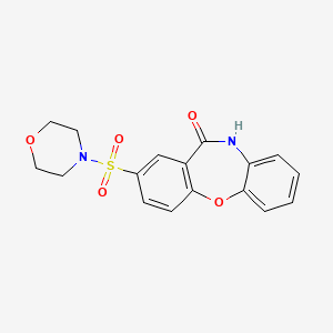 2-(4-morpholinylsulfonyl)dibenzo[b,f][1,4]oxazepin-11(10H)-one