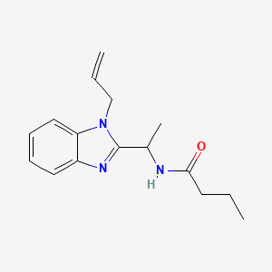 N-[1-(1-allyl-1H-benzimidazol-2-yl)ethyl]butanamide