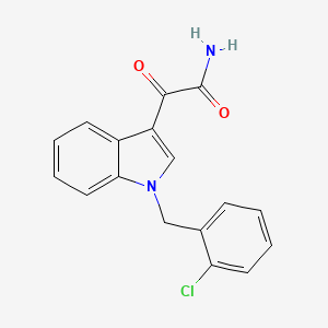 molecular formula C17H13ClN2O2 B4412886 2-[1-(2-chlorobenzyl)-1H-indol-3-yl]-2-oxoacetamide 